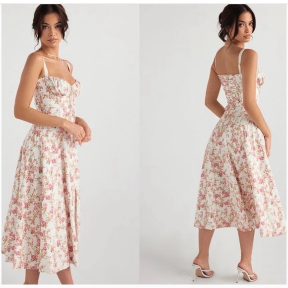 Commense Rosebud Floral Midi Sundress Size S - Picture 1 of 8